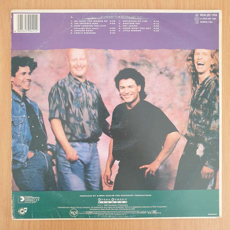 Dance With A Stranger  Fool's Paradise  Vinyl LP Record - Very-Good+ Quality (VG+)