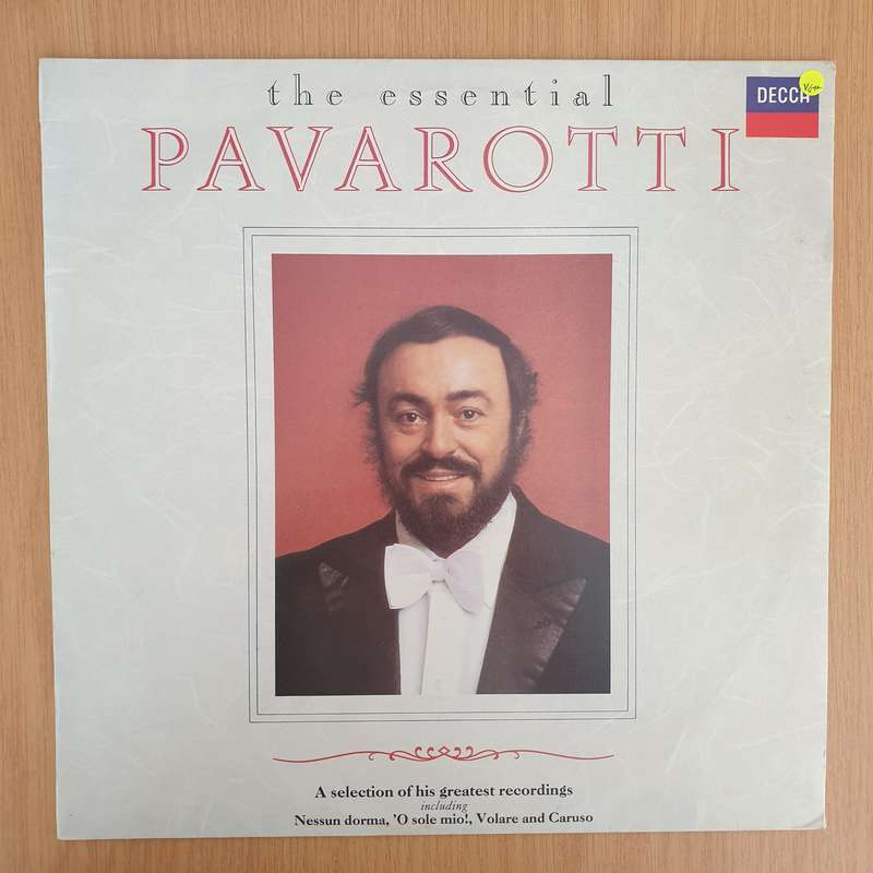 Pavarotti  The Essential Pavarotti - Vinyl LP Record - Very-Good+ Quality (VG+) (verygoodplus)
