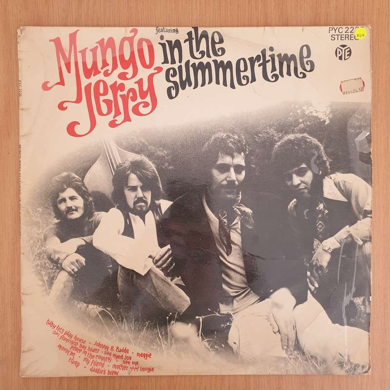 Mungo Jerry  Mungo Jerry (Featuring In The Summertime) - Vinyl LP Record - Very-Good+ Quality ...