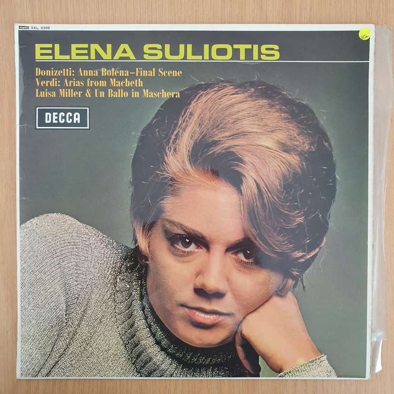 Elena Suliotis  Donizetti/Verdi Recital  - Vinyl LP Record - Very-Good+ Quality (VG+) (verygoo...