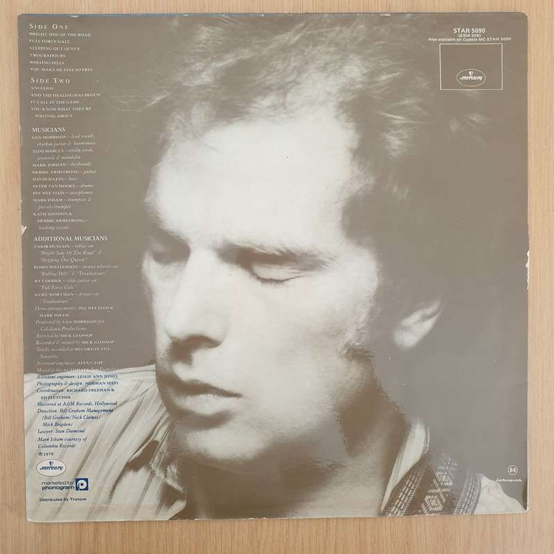 Van Morrison  Into The Music  - Vinyl LP Record - Very-Good+ Quality (VG+) (verygoodplus)