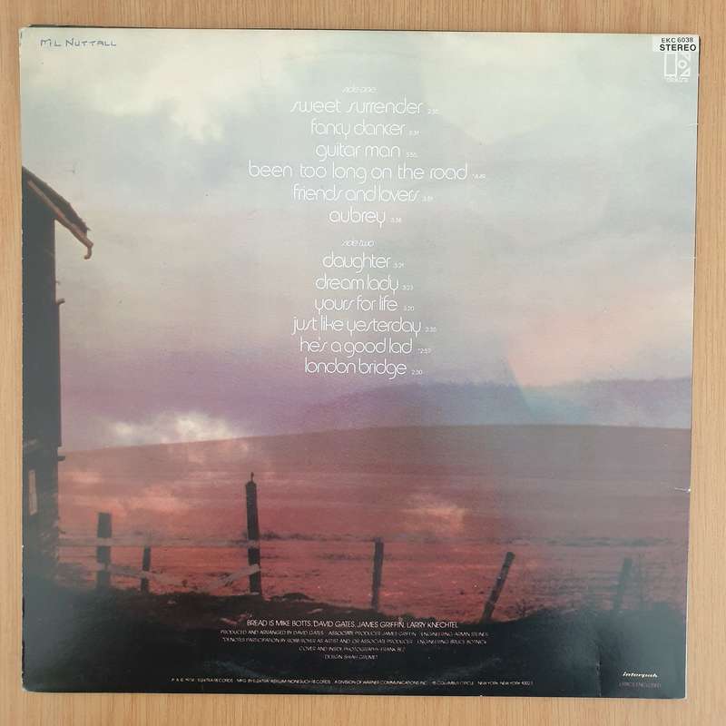 Bread  The Best Of Bread Volume Two  - Vinyl LP Record - Very-Good+ Quality (VG+) (verygoodplus)