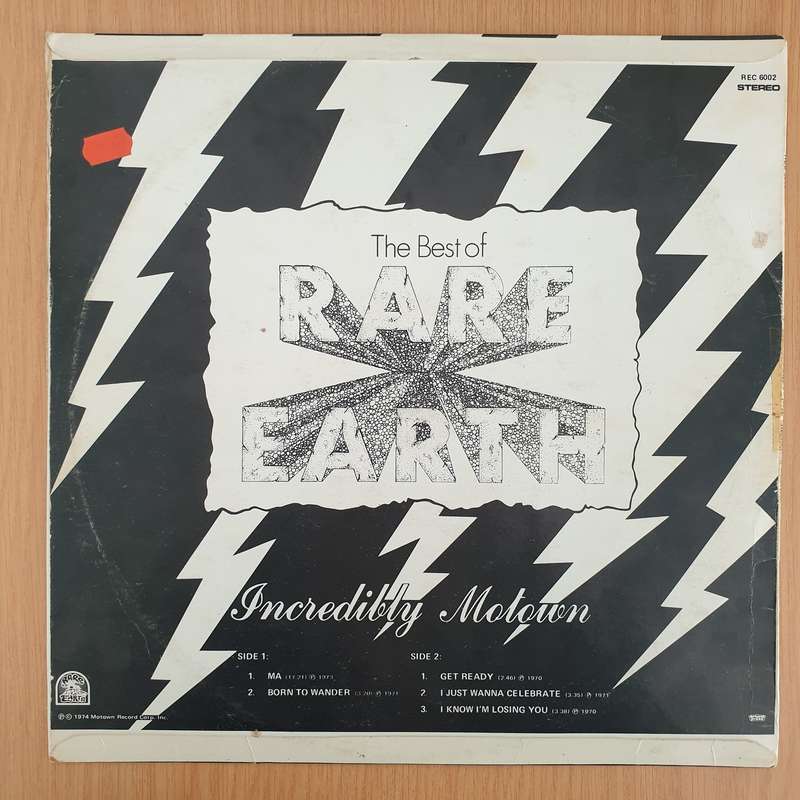 Rare Earth  The Best Of The Rare Earth - Vinyl LP Record - Very-Good Quality (VG)  (verry)