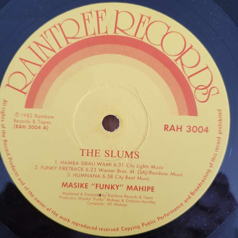 Masike Mohapi  The Slums - Vinyl LP Record - Good+ Quality (G+) (gplus)