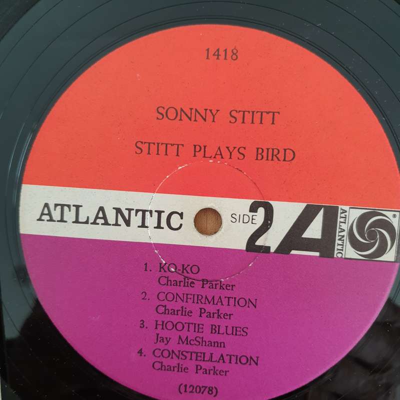 Sonny Stitt  Stitt Plays Bird  - Vinyl LP Record - Very-Good- Quality (VG-) (minus)