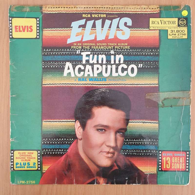 Elvis  Fun In Acapulco  - Vinyl LP Record - Good Quality (G)