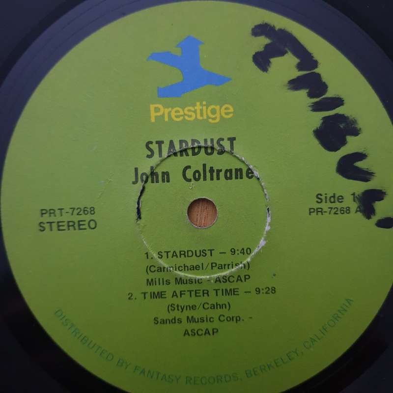 John Coltrane  Stardust  - Vinyl LP Record - Good+ Quality (G+) (gplus)