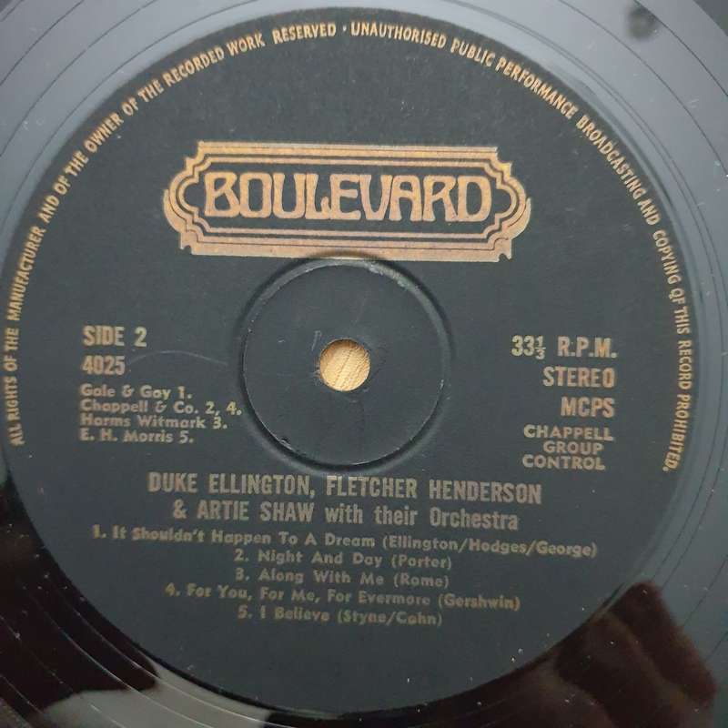 Duke Ellington, Fletcher Henderson, Artie Shaw And Their Orchestras - Vinyl LP Record - Very-Good...