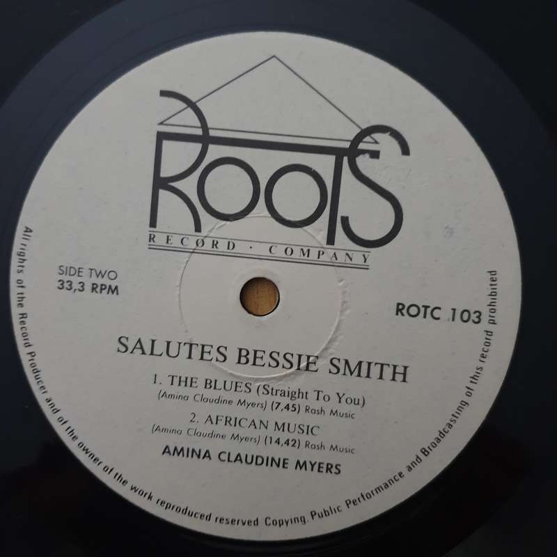 Amina Claudine Myers  Salutes Bessie Smith - Vinyl LP Record - Very-Good+ Quality (VG+) (veryg...