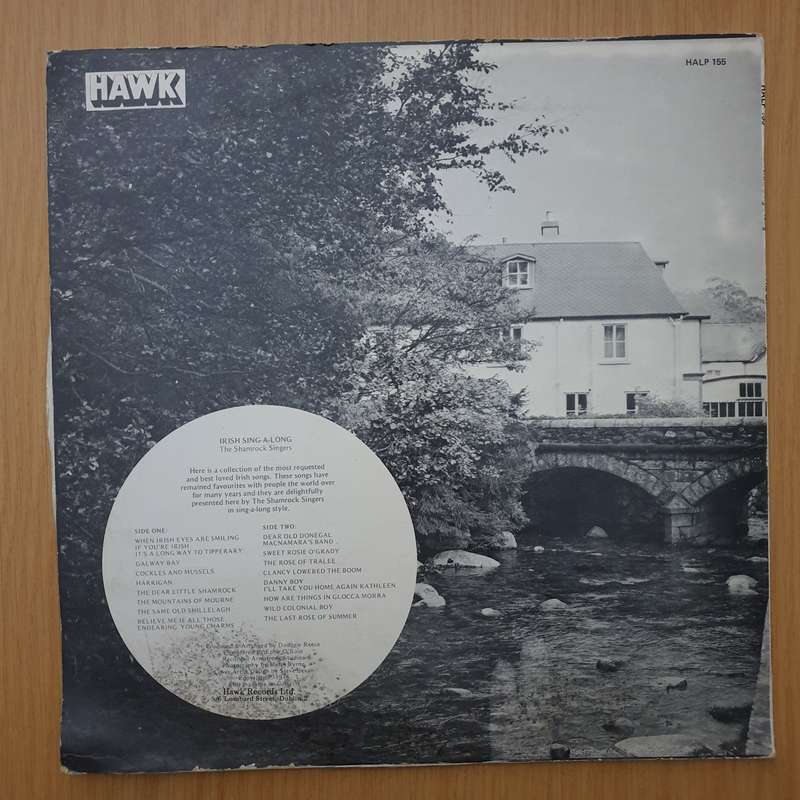 The Shamrock Singers  Irish Singalong - Vinyl LP Record - Very-Good+ Quality (VG+) (verygoo...