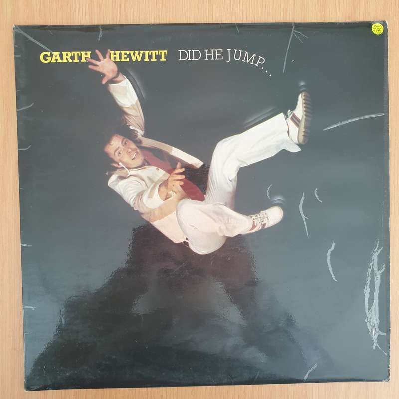 Garth Hewitt  Did He Jump... Or Was He Pushed? (Autographed) - Vinyl LP Record - Very-Good+ Qu...