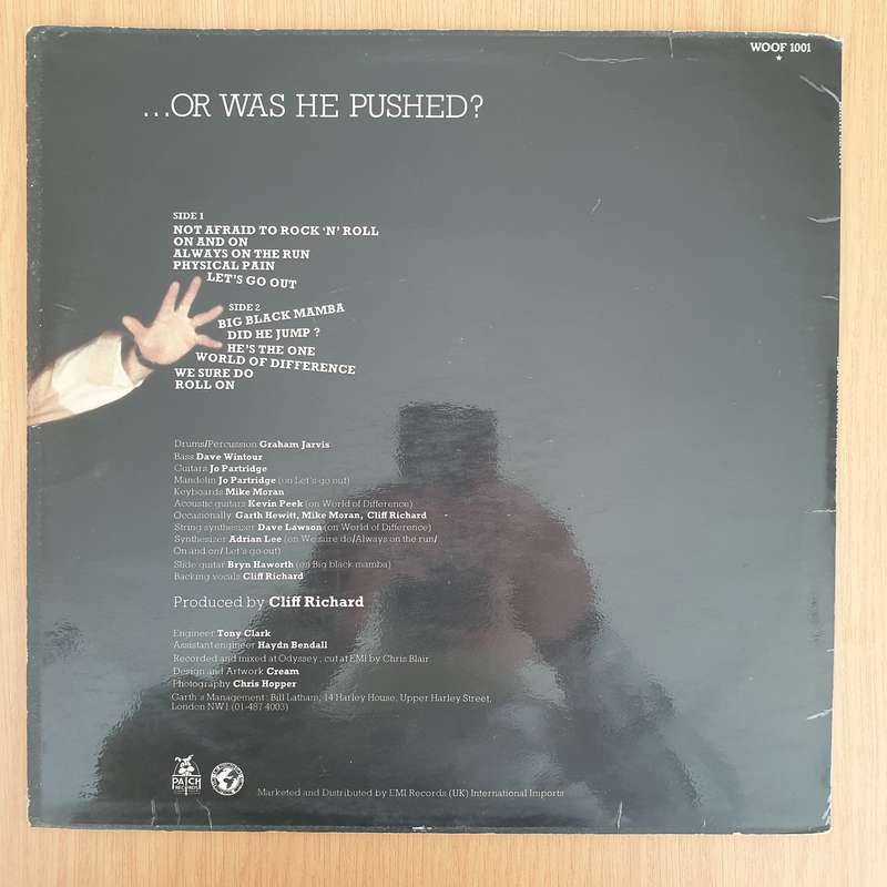 Garth Hewitt  Did He Jump... Or Was He Pushed? (Autographed) - Vinyl LP Record - Very-Good+ Qu...