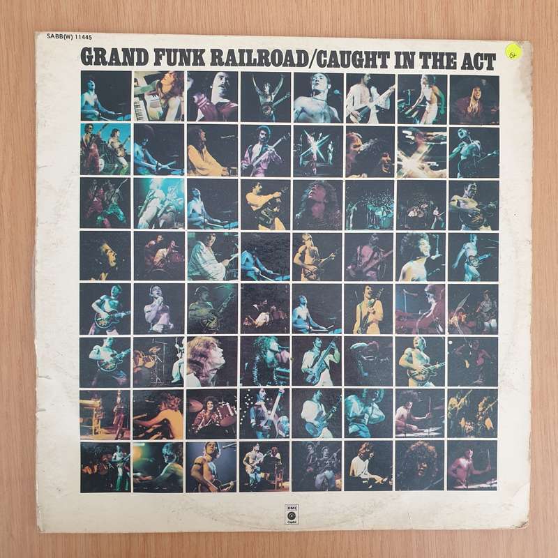Grand Funk Railroad  Caught In The Act - Double Vinyl LP Record - Good+ Quality (G+) (gplus)