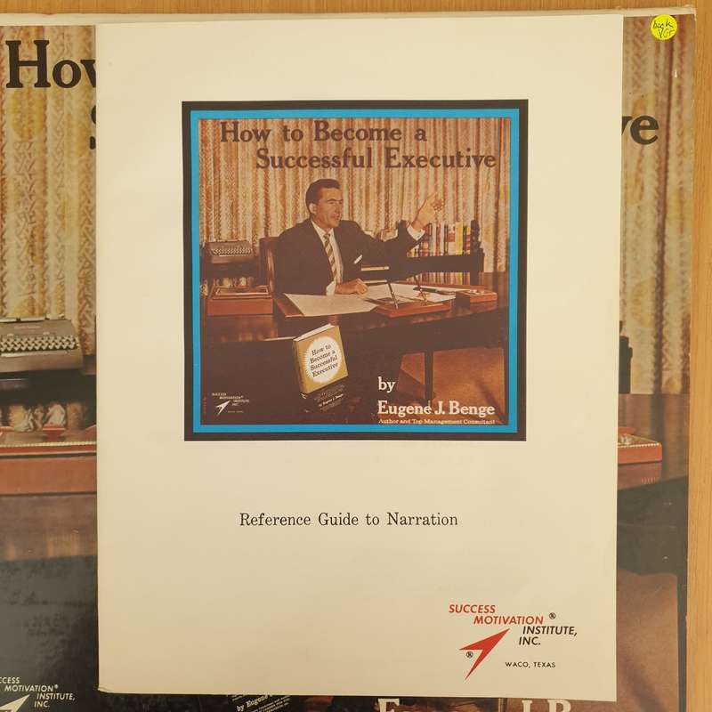 Eugene J. Benge  How To Become A Successful Executive - Vinyl LP Record - Very-Good+ Quality (...