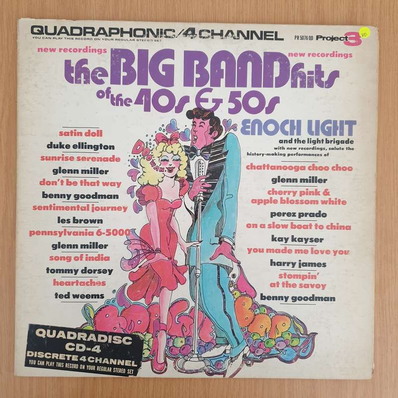 Enoch Light And The Light Brigade  The Big Band Hits Of The 40s & 50s - Vinyl LP Record - Very...