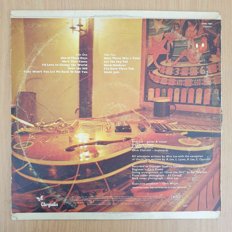 Ten Years After  A Space In Time - Vinyl LP Record - Very-Good- Quality (VG-) (minus)