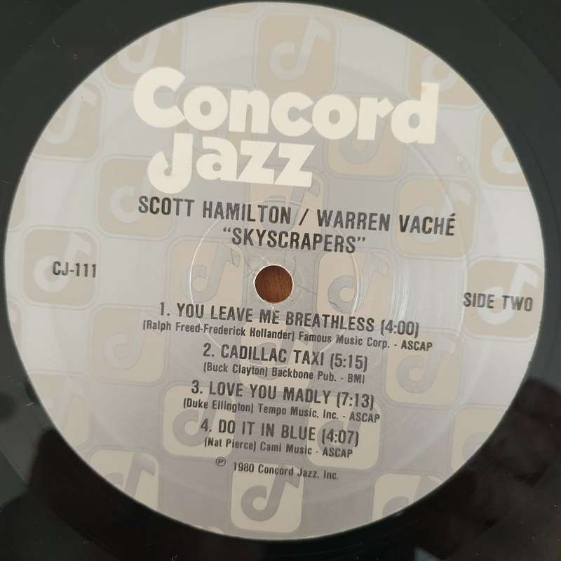 Scott Hamilton - Warren Vaché  Skyscrapers - Vinyl LP Record - Very-Good+ Quality (VG+) (very...