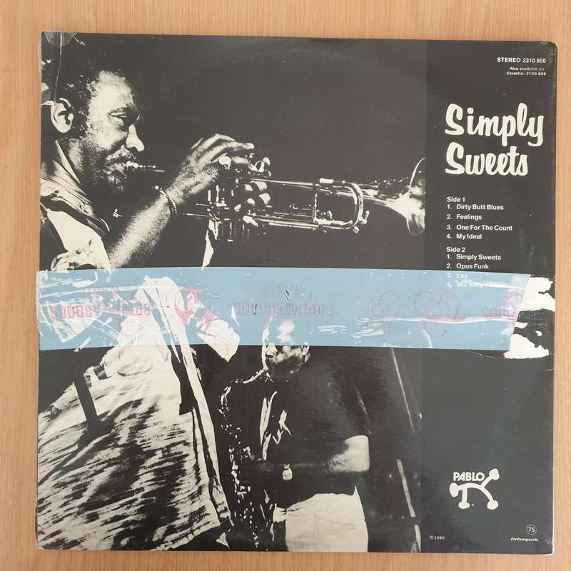 Harry Edison and Eddie 'Lockjaw' Davis  Simply Sweets - Vinyl LP Record - Very-Good+ Quality (...