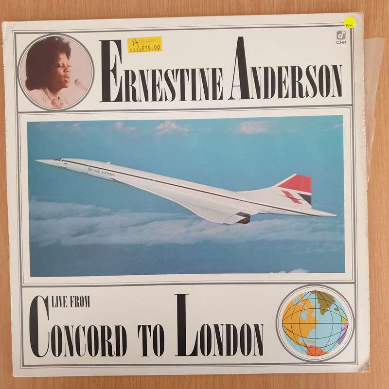 Ernestine Anderson  Live From Concord To London - Vinyl LP Record - Very-Good+ Quality (VG+) (...