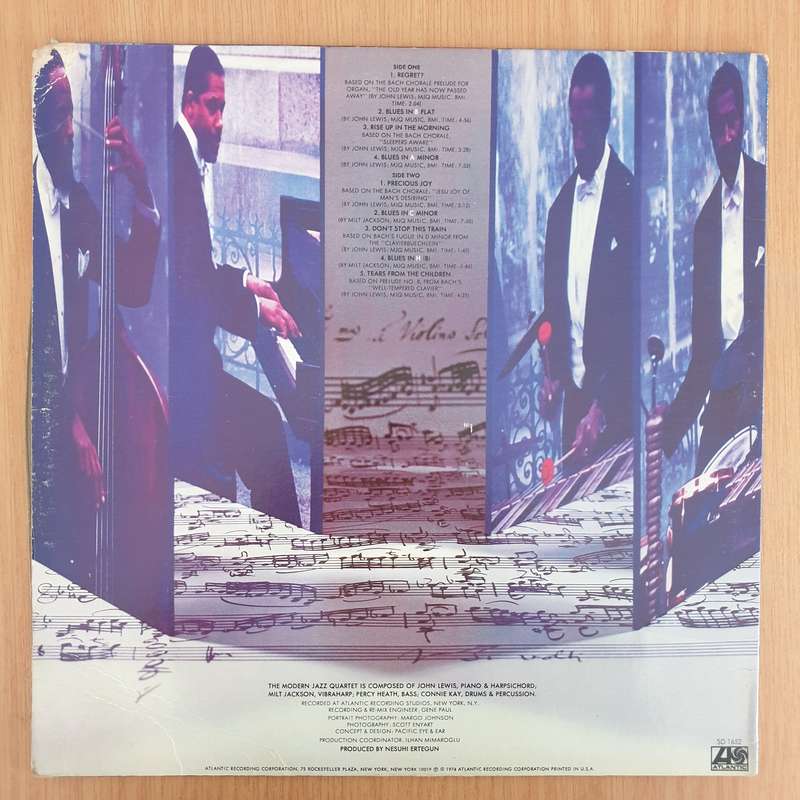 The Modern Jazz Quartet  Blues On Bach - Vinyl LP Record - Very-Good+ Quality (VG+) (verygoodp...
