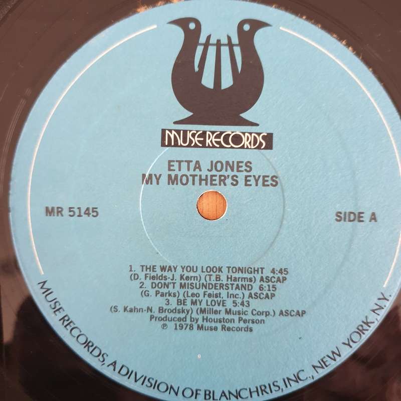 Etta Jones  My Mother's Eyes -  Vinyl LP Record - Good+ Quality (G+) (gplus)