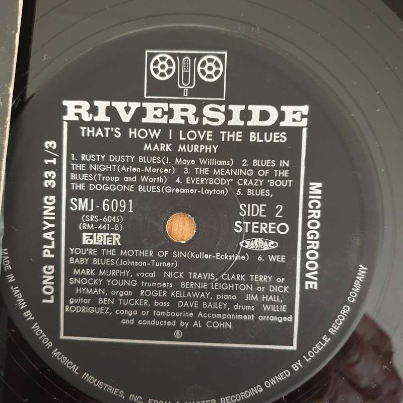 Mark Murphy  That's How I Love The Blues (Japan Pressing) - Vinyl LP Record - Very-Good+ Quali...