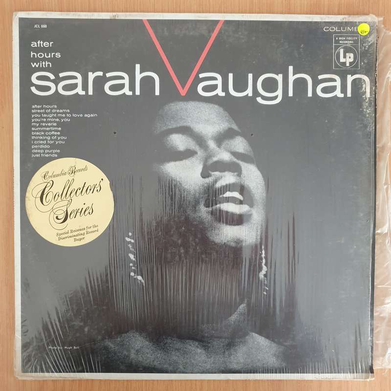 Sarah Vaughan  After Hours - Vinyl LP Record - Very-Good+ Quality (VG+) (verygoodplus)