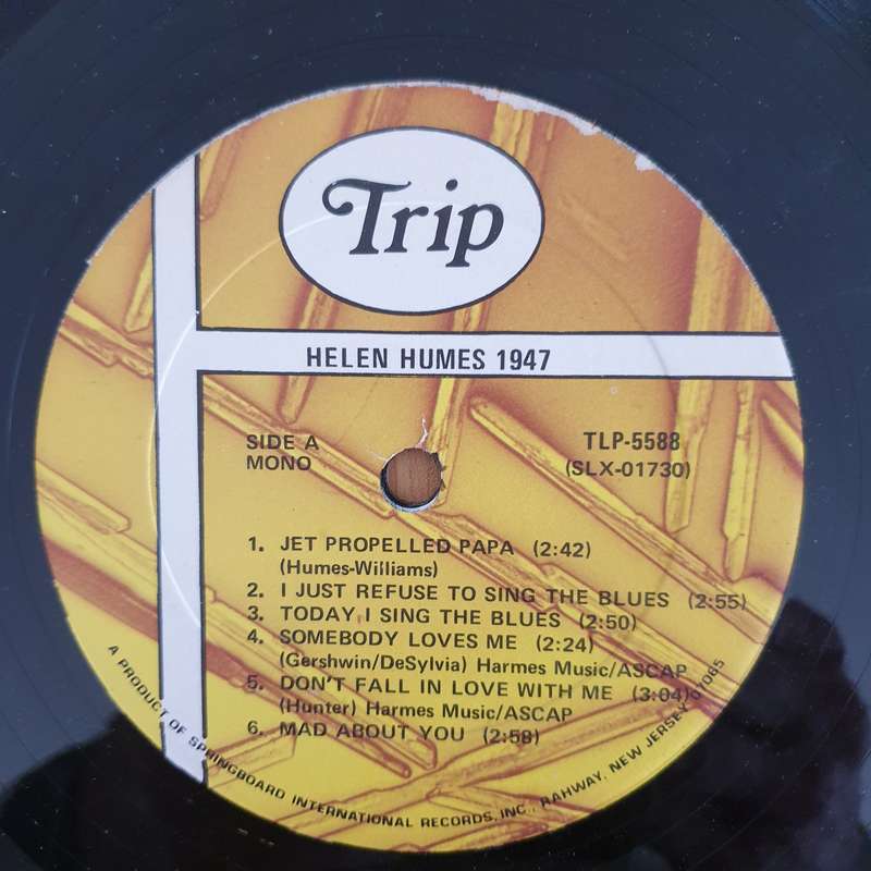 Helen Humes  1947 - Vinyl LP Record - Very-Good+ Quality (VG+) (verygoodplus)