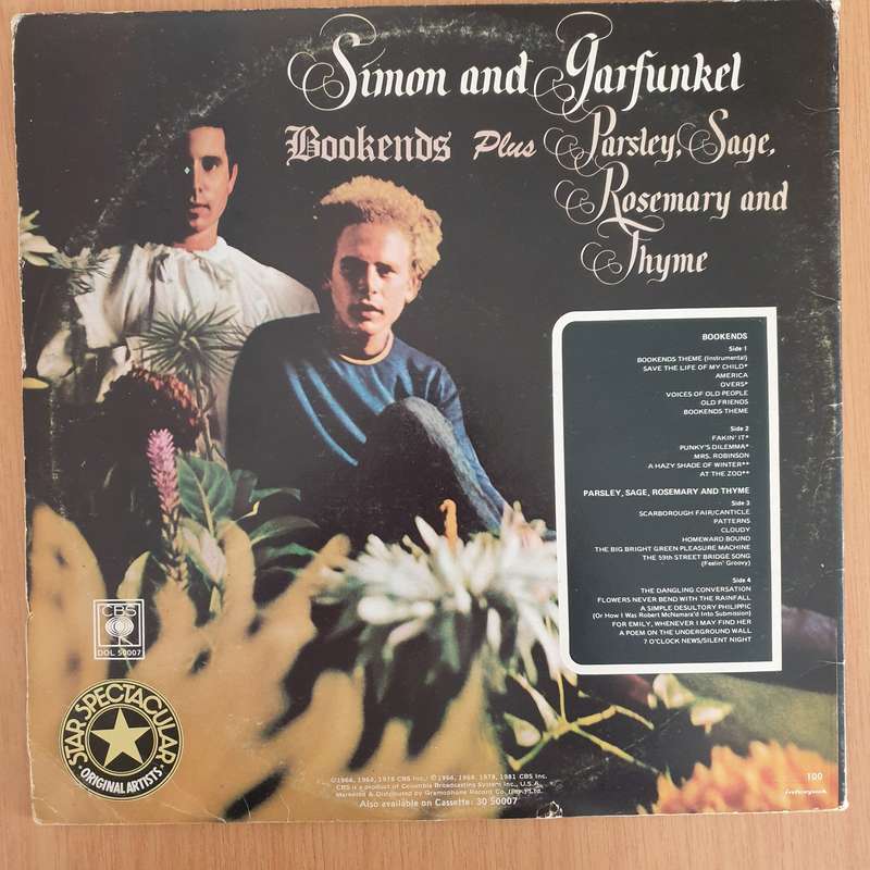Simon & Garfunkel  Bookends Plus Parsley, Sage, Rosemary And Thyme - Double Vinyl LP Record - ...
