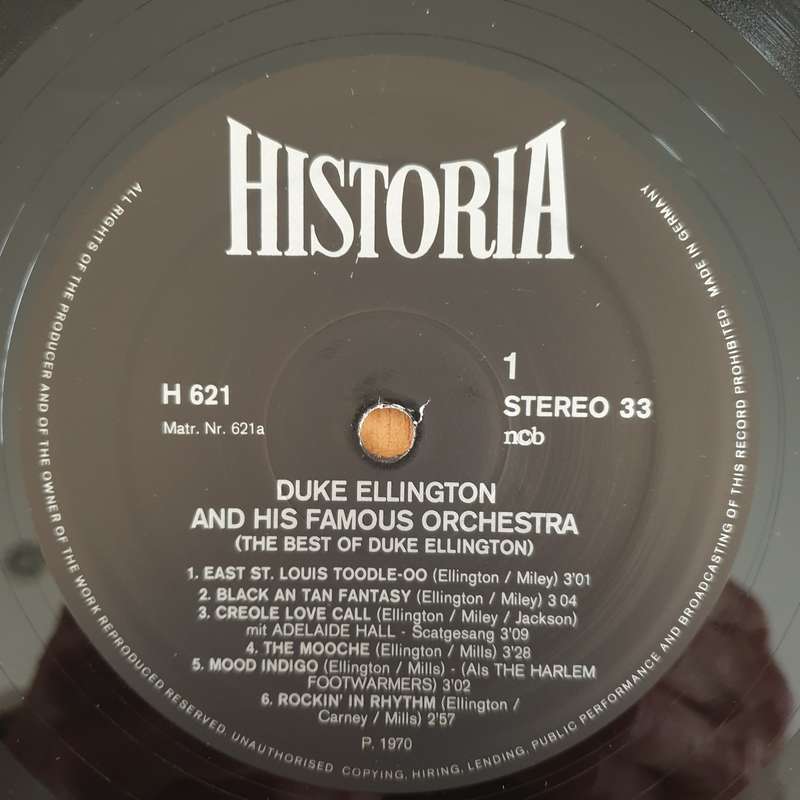 Duke Ellington And His Orchestra  Moon Over Dixie (Germany Pressing)  - Vinyl LP Record - Very...