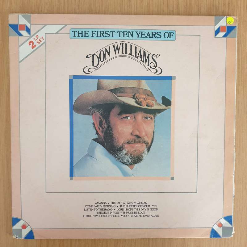 Don Williams - The First Ten Years of - Double Vinyl LP Record - Very-Good+ Quality (VG+) (verygo...