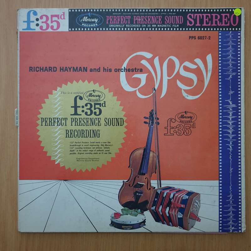Richard Hayman and His Orchestra - Gypsy  - Vinyl LP Record - Very-Good+ Quality (VG+) (verygoodp...