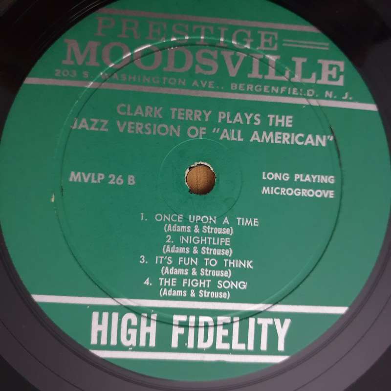 Clark Terry  All American - Vinyl LP Record - Very-Good+ Quality (VG+) (verygoodplus)