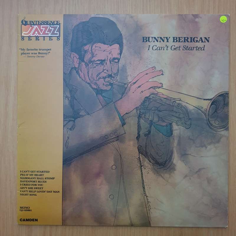 Bunny Berigan  I Can't Get Started - Vinyl LP Record - Very-Good+ Quality (VG+) (verygoodplus)
