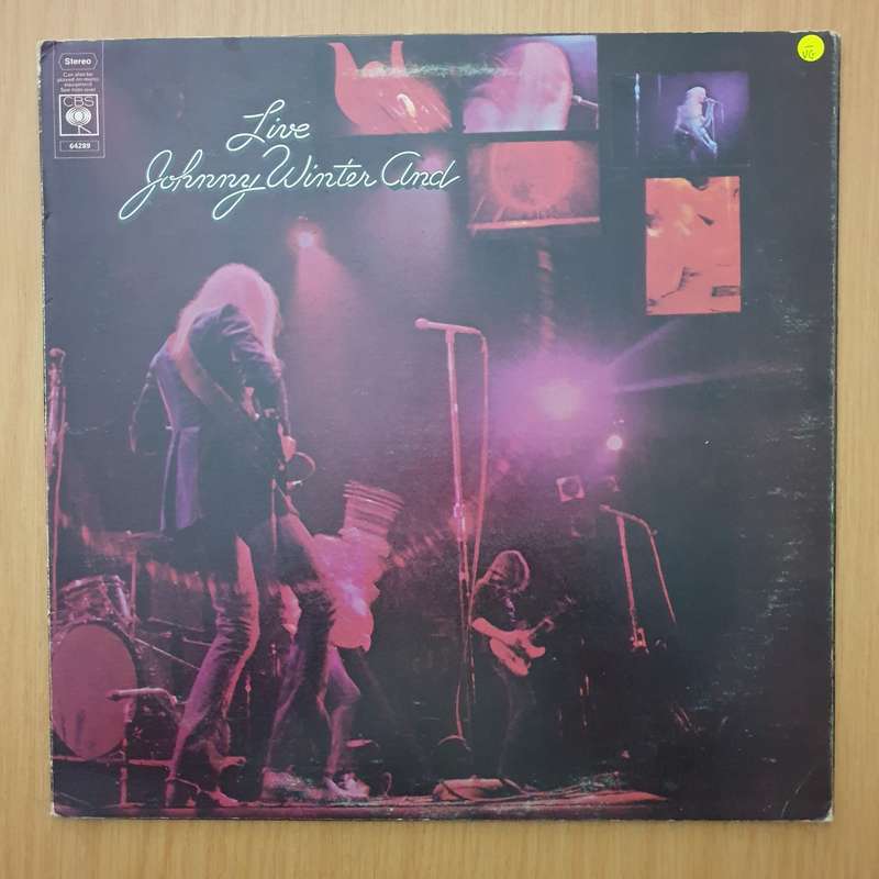 Johnny Winter And  Live Johnny Winter - Vinyl LP Record - Very-Good+ Quality (VG+) (verygoodplus)
