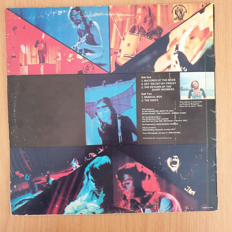Genesis - Live - Vinyl LP Record - Very-Good Quality (VG)  (verry)