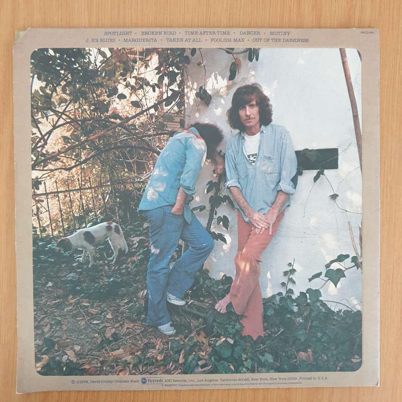 Crosby & Nash  Whistling Down The Wire - Vinyl LP Record - Very-Good+ Quality (VG+) (verygoodp...