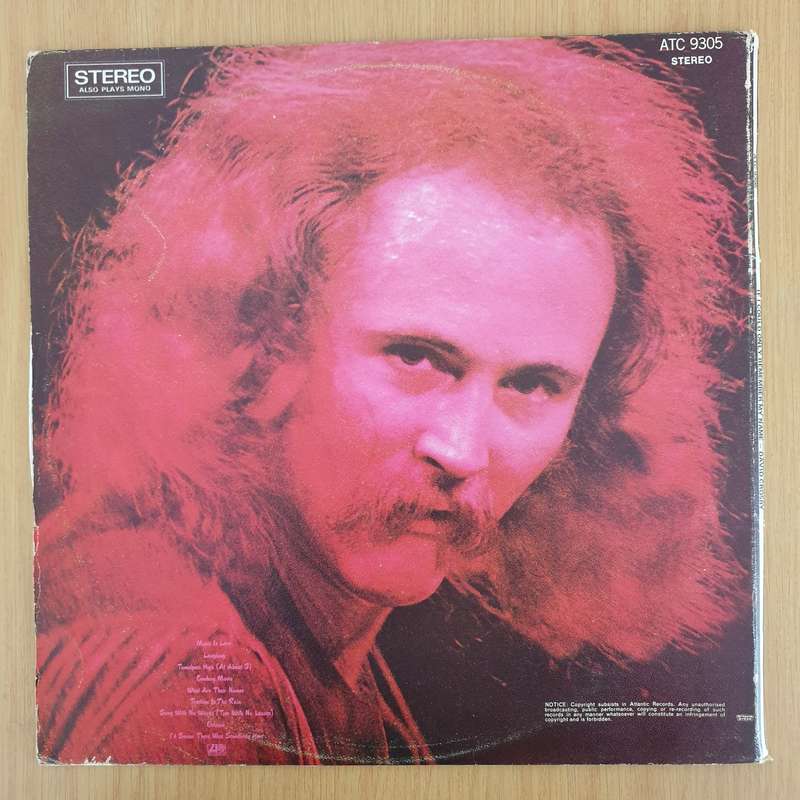 David Crosby  If I Could Only Remember My Name - Vinyl LP Record - Very-Good+ Quality (VG+) (v...