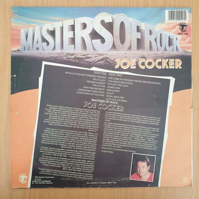 Joe Cocker - Masters of Rock Series - Vinyl LP Record (VG-)