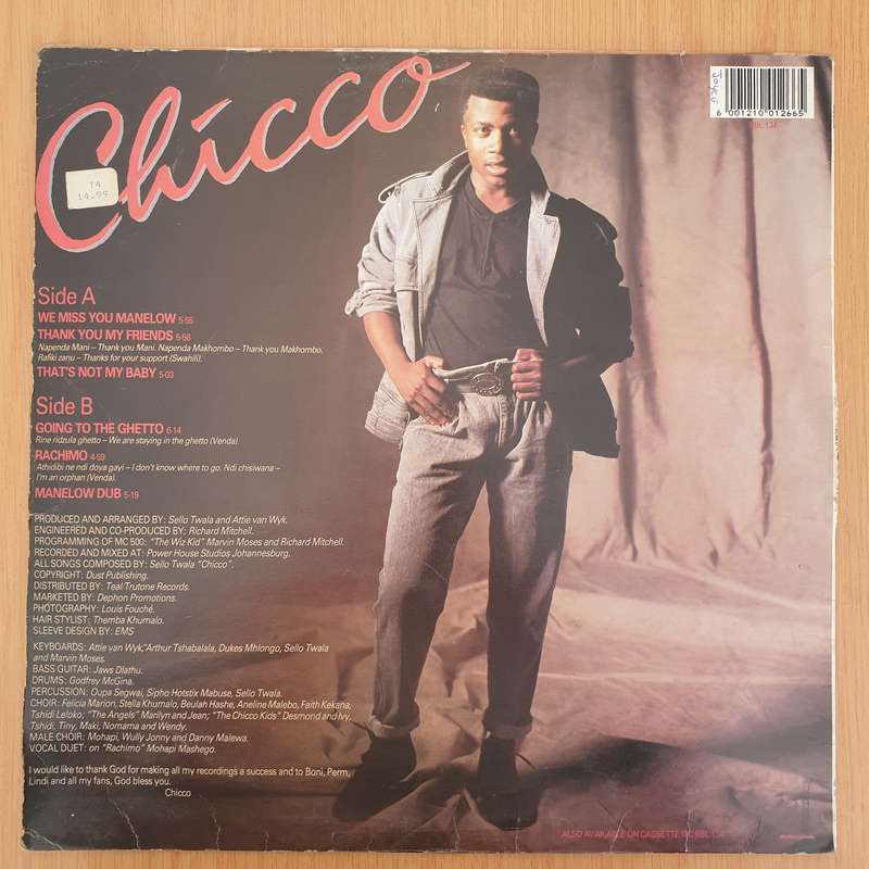 Chicco  We Miss You Manelow - Vinyl LP Record  - Good Quality (G) (goood)