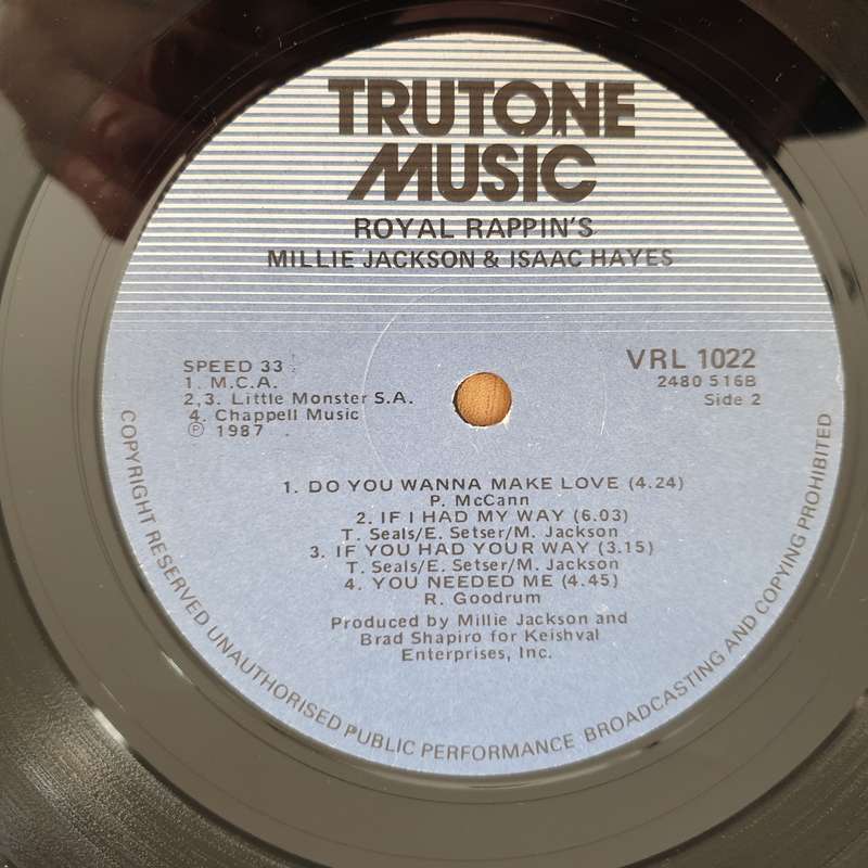 Millie Jackson & Isaac Hayes  Royal Rappin's - Vinyl LP Record - Very-Good+ Quality (VG+) (ver...