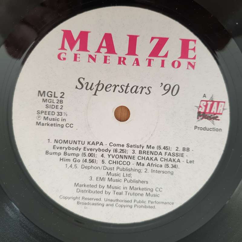 Maize Generation - Vol 2 - (African Youth Band, Brenda Fassie, Jekete, Chimora, Chicco...) - Viny...
