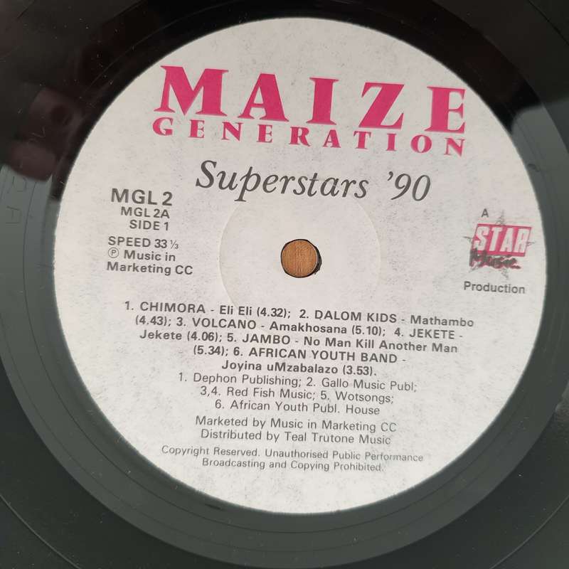 Maize Generation - Vol 2 - (African Youth Band, Brenda Fassie, Jekete, Chimora, Chicco...) - Viny...