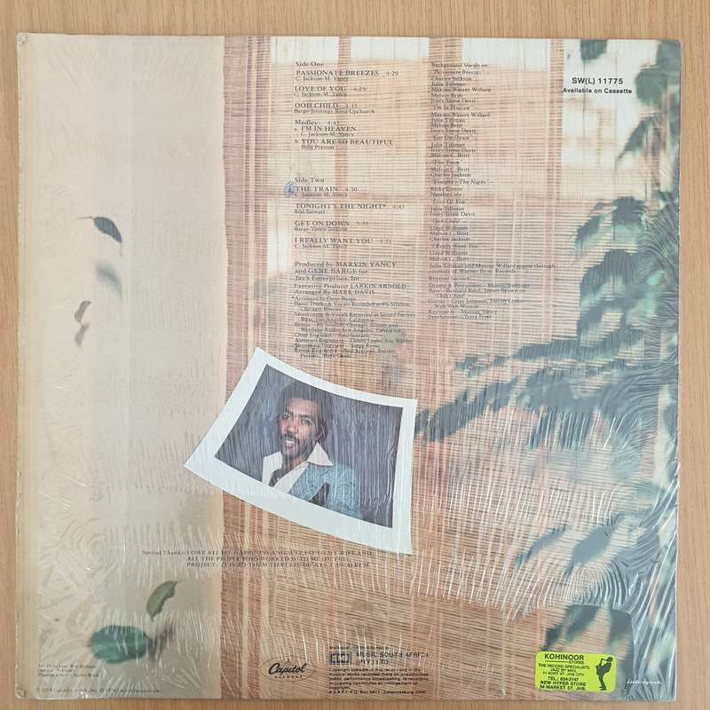 Charles Jackson  Passionate Breezes - Vinyl LP Record - Very-Good+ Quality (VG+) (verygoodplus)