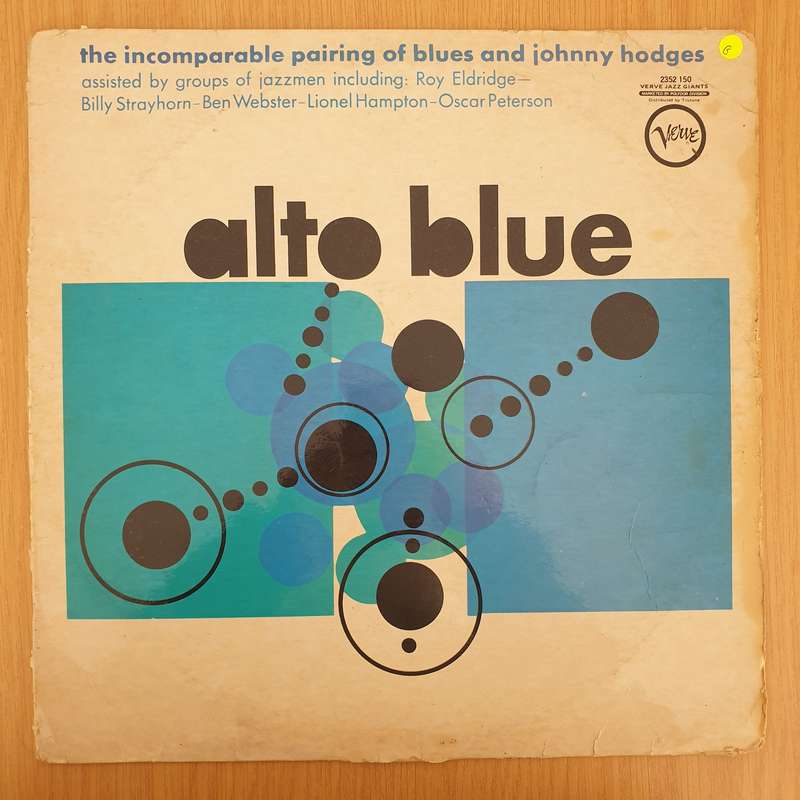 Johnny Hodges  Alto Blue  - Vinyl LP Record  - Fair/Good Quality (G) (goood)