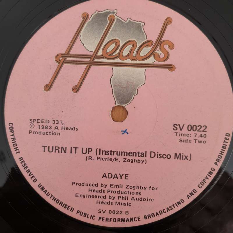 Adaye  Turn It Up - Vinyl LP Record - Good+ Quality (G+) (gplus)