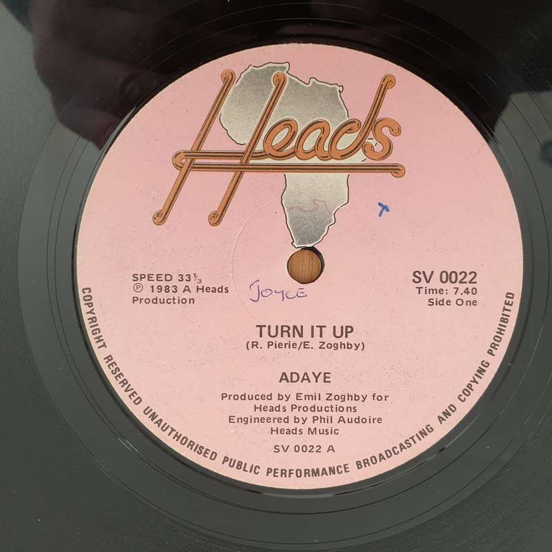 Adaye  Turn It Up - Vinyl LP Record - Good+ Quality (G+) (gplus)