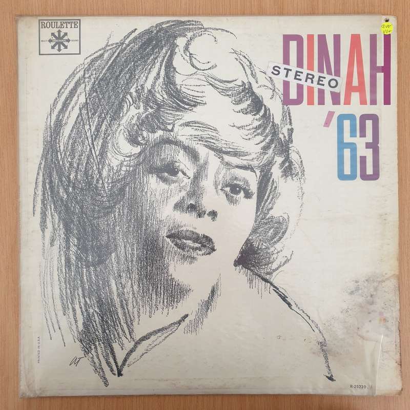 Dinah Washington  Dinah '63 - Vinyl LP Record - Very-Good+ Quality (VG+) (verygoodplus)