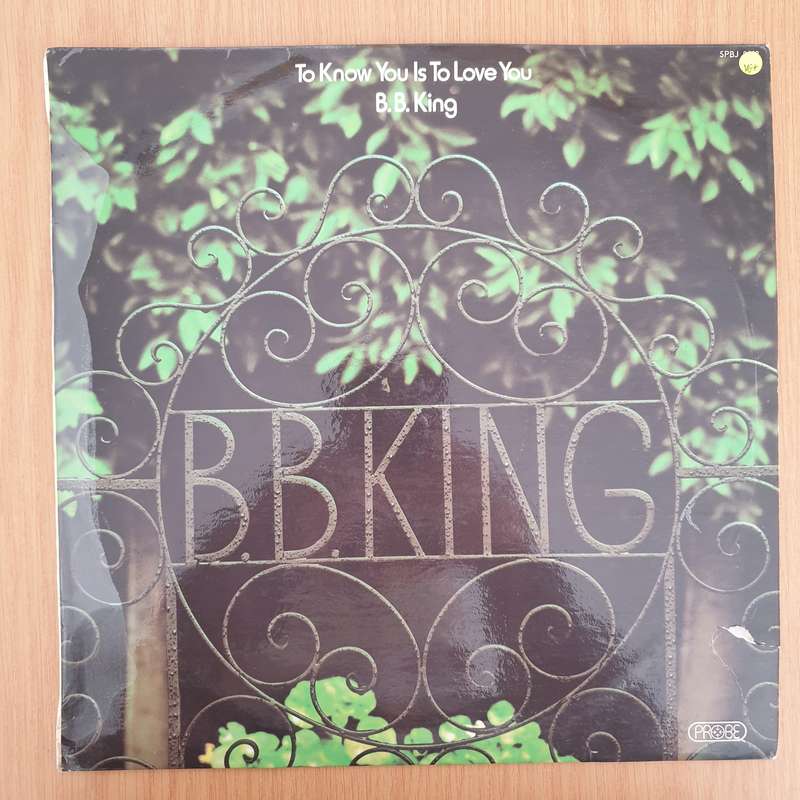 B.B. King  To Know You Is To Love You - Vinyl LP Record - Very-Good+ Quality (VG+) (verygoodplus)