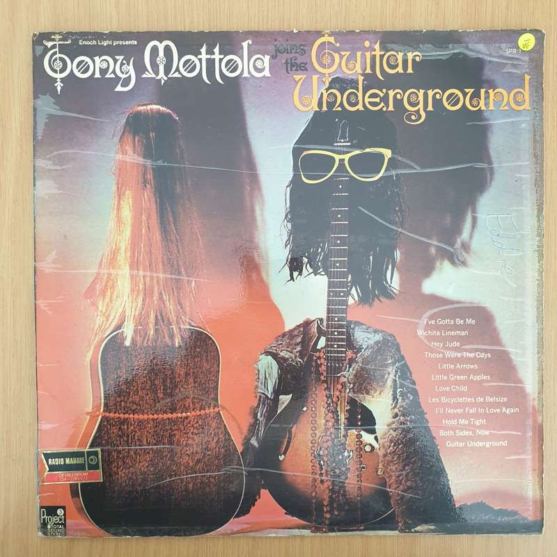 Tony Mottola Joins The Guitar Underground  Vinyl LP Record - Very-Good- Quality (VG-) (minus)